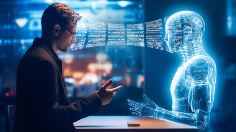 Mensch und Roboter